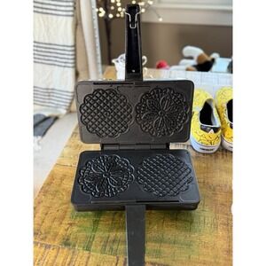 VTG Villaware Prima Pizzelle Baker Italian Cookie Maker 5000 Italian Heritage!